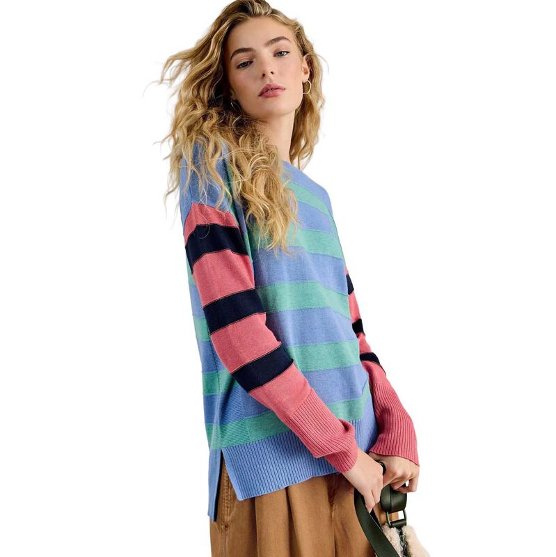 White Stuff Olive Stripe Jumper image number 0